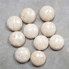 12MM ROUND CABOCHON RIVER STONE(10PCS/BAG)